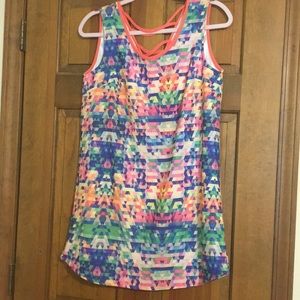 Triangle Patterned Shift Dress